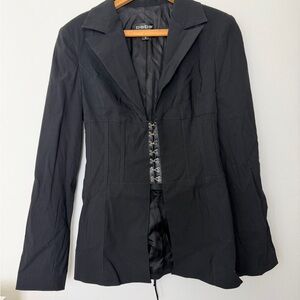 Bebe Vintage 90s Black Blazer